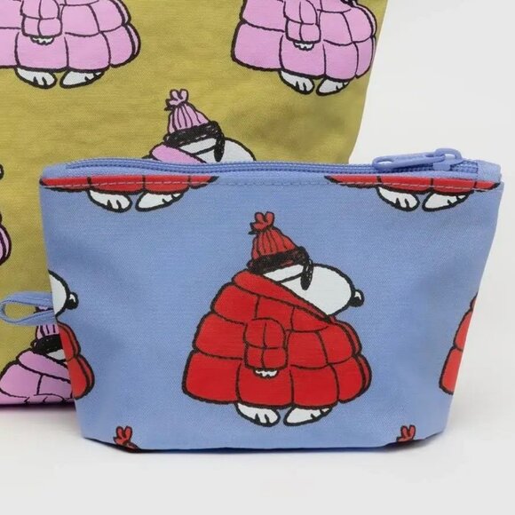 NWOT Baggu Go Pouch Small - Puffer Snoopy (Peanuts) - Picture 4 of 7